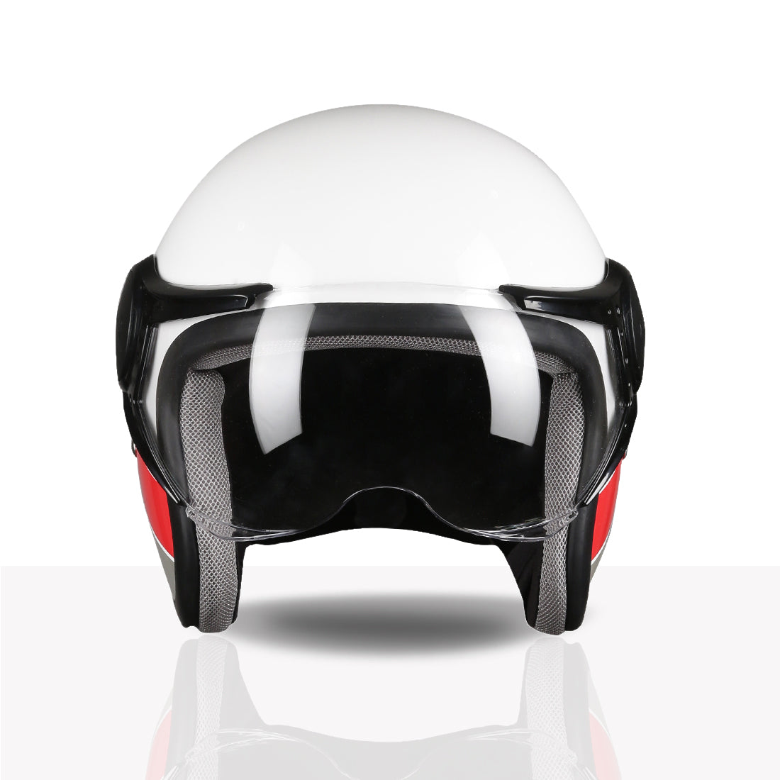 TVS Cruisetown Open Face Helmet – Stylish & Safe Helmet for Riders | ISI & DOT Certified | Premium Protection for Men & Women | Comfortable, Durable & Lightweight Design with Visor