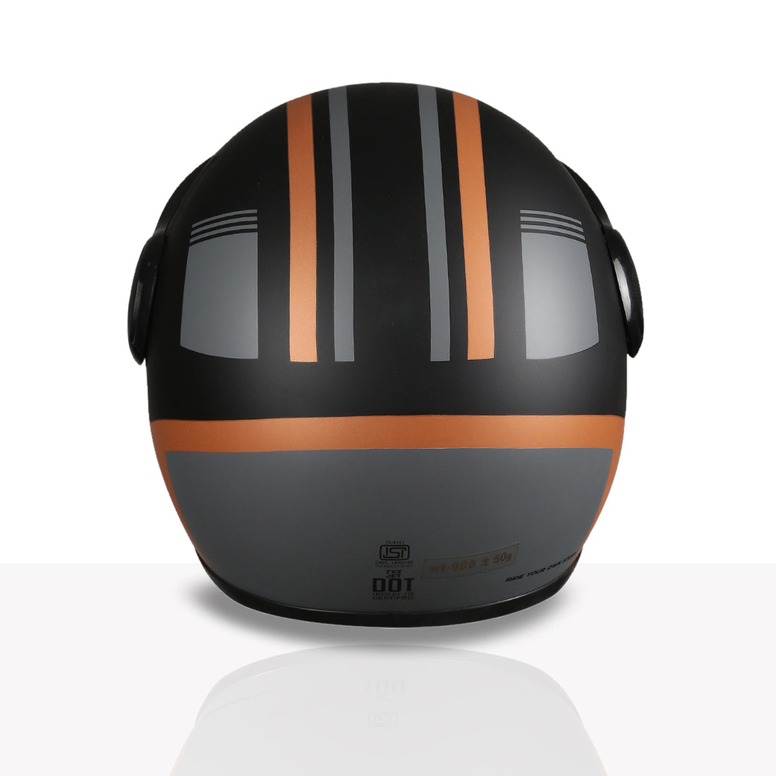 TVS Cruisetown Open Face Helmet – Stylish & Safe Helmet for Riders | ISI & DOT Certified | Premium Protection for Men & Women | Comfortable, Durable & Lightweight Design with Visor