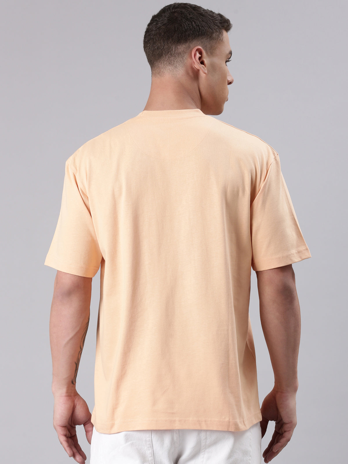 TVS Lifestyle 100% Cotton Oversized Graphic T-shirt for Men | Premium 220 GSM Heavyweight Tee with Relaxed Fit | Soft Cotton Oversized T Shirt for Boys | Durable Ribbed Neckline Streetwear Style