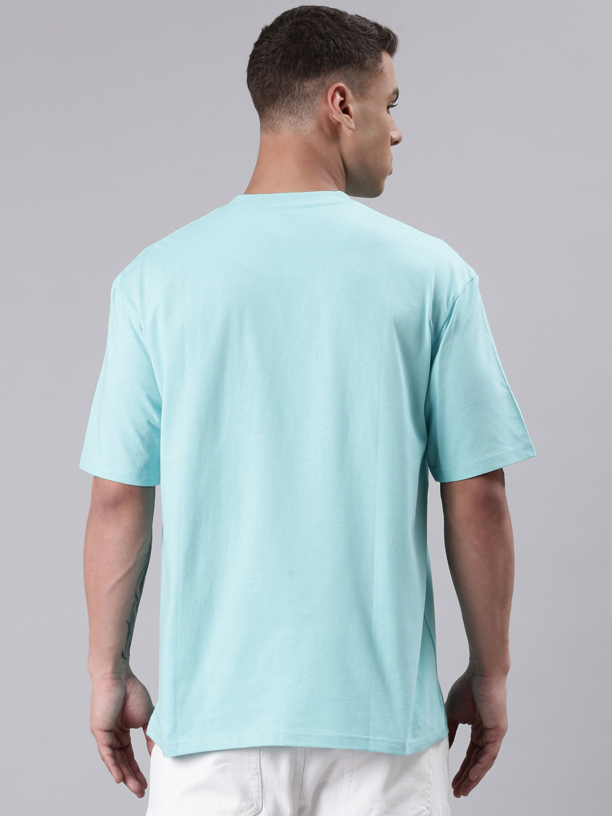 TVS Lifestyle 100% Cotton Oversized Graphic T-shirt for Men | Premium 220 GSM Heavyweight Tee with Relaxed Fit | Soft Cotton Oversized T Shirt for Boys | Durable Ribbed Neckline Streetwear Style