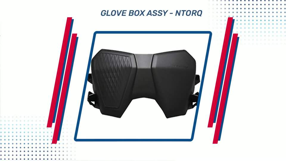 TVS Glove Box Assy for NTORQ - Convenient Storage, Secure Design, and Easy Access