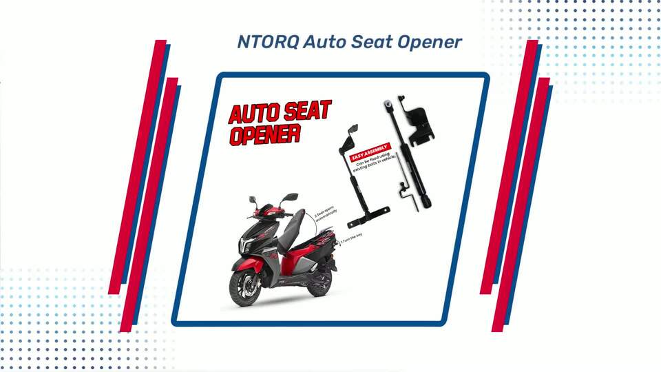 TVS Ntorq Auto seat opener - Heavy-Duty Universal Auto Seat Opener with Quick-Release Mechanism