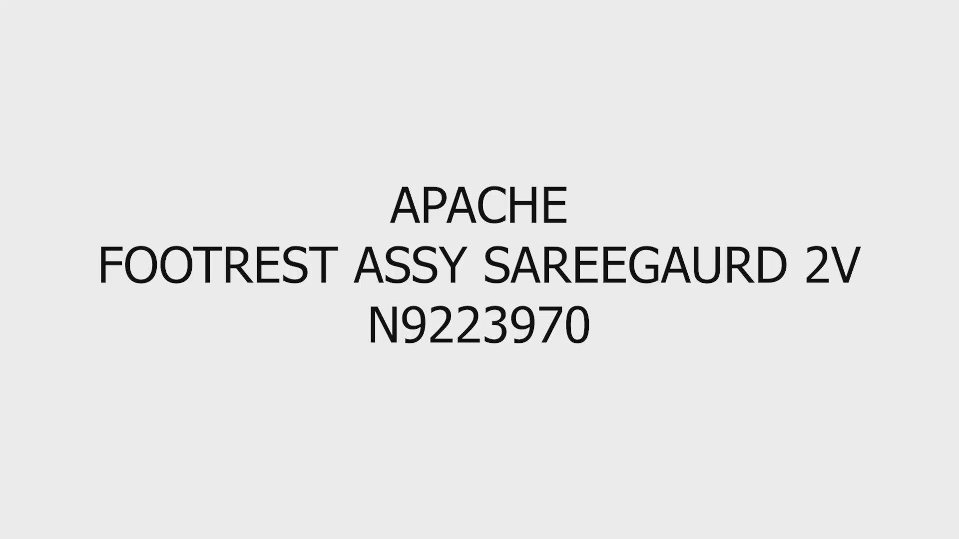 TVS Apache 160 Lady Pillion Footrest - Reliable and Durable Support