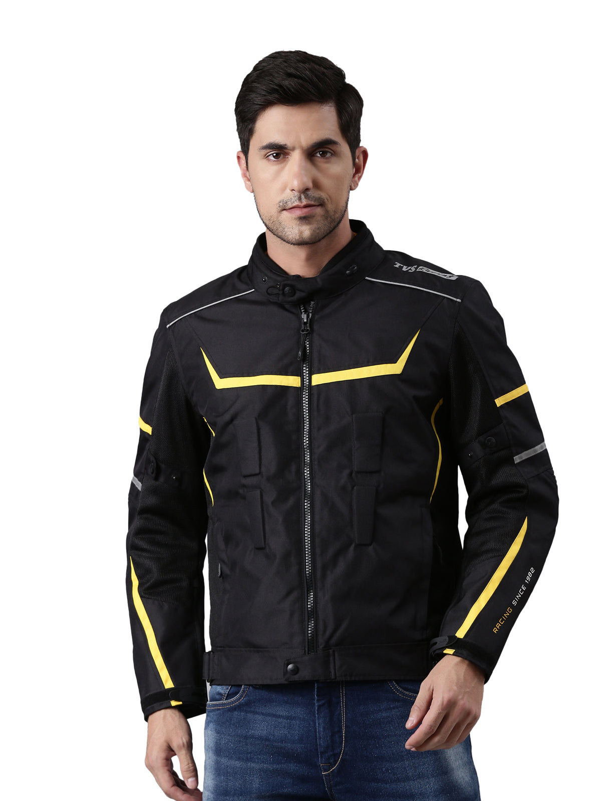 TVS Racing Arsenal Riding Jacket (KNOX ARMOURS - CE LEVEL 2)