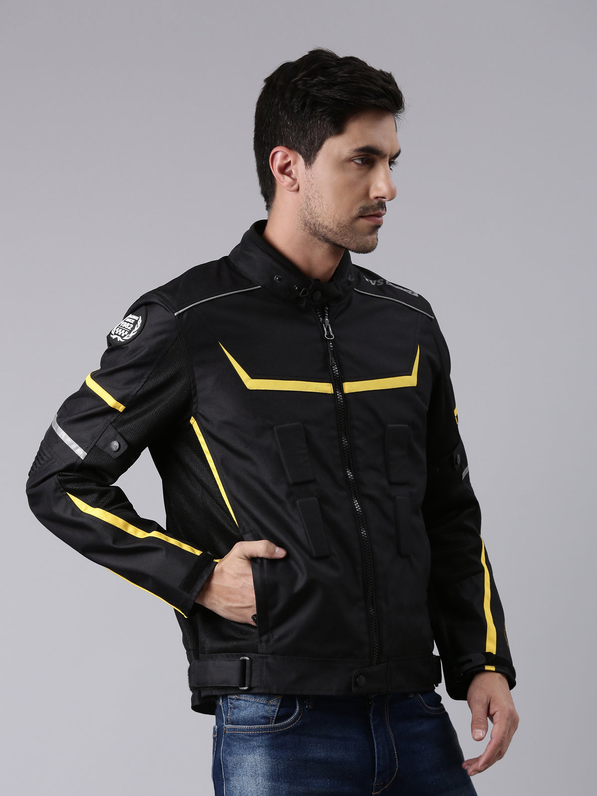 TVS Racing Arsenal Riding Jacket (KNOX ARMOURS - CE LEVEL 2)