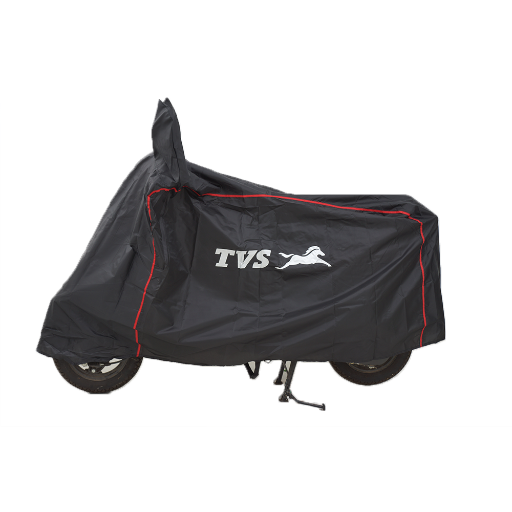 TVS Vehicle Cover - Scooter | Durable, UV & Water Resistant Protection in Black - TVS Motor Company