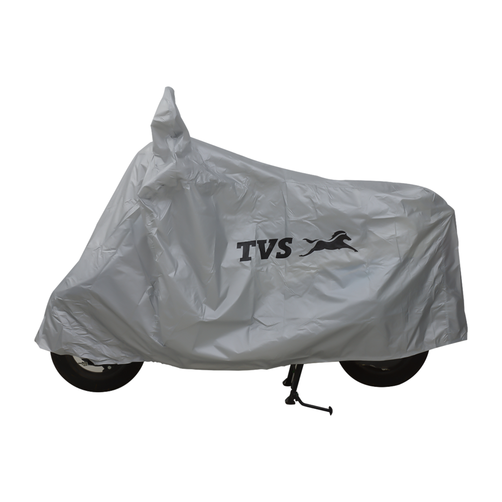 TVS Vehicle Cover - Scooter | Durable, UV & Water Resistant Protection in Grey - TVS Motor Company