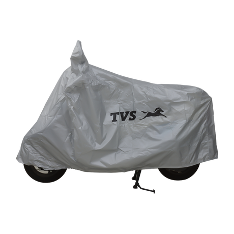 TVS Vehicle Cover - Scooter | Durable, UV & Water Resistant Protection in Grey - TVS Motor Company