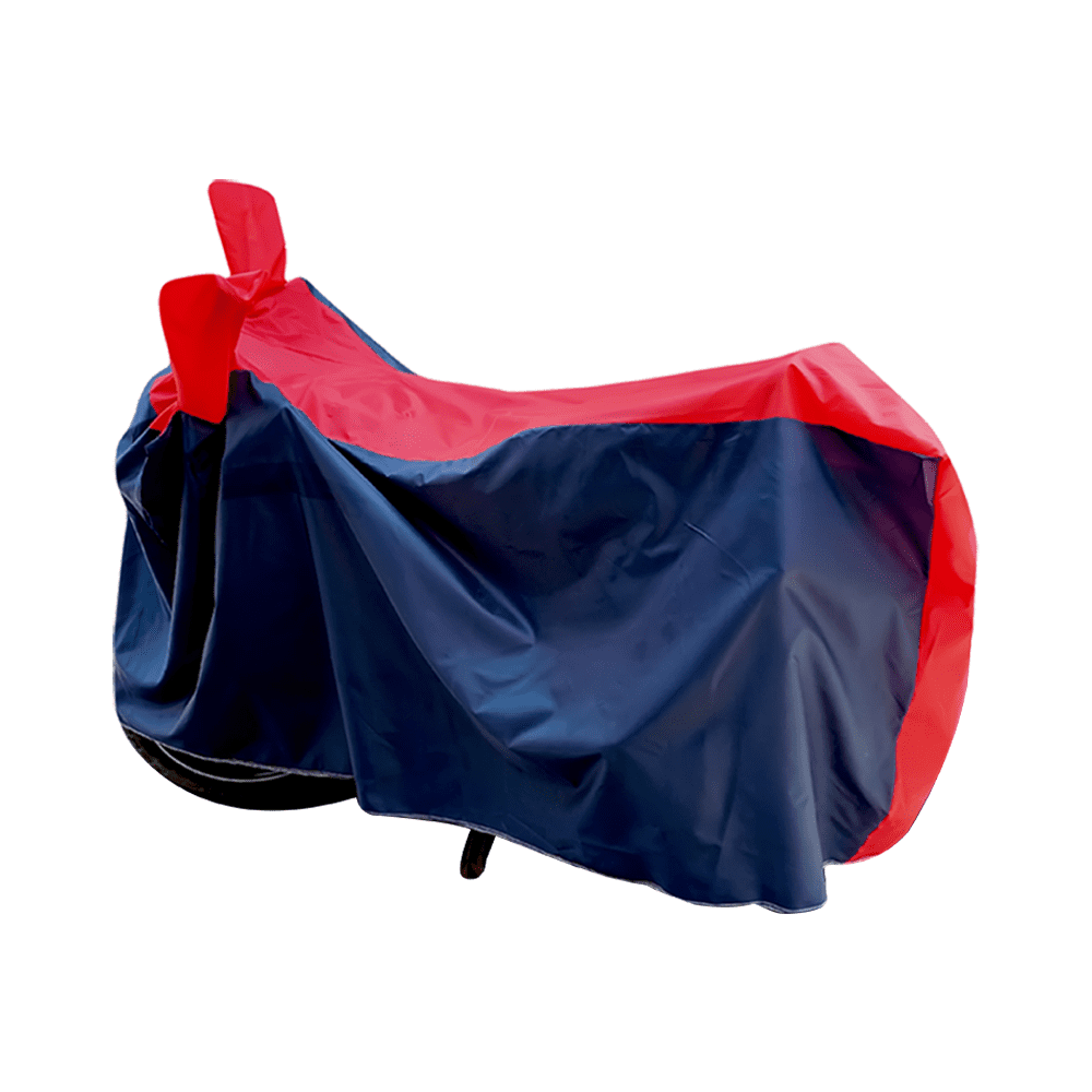 TVS Vehicle Cover Red with Blue | All-Weather Protection, Perfect Fit, and Ultimate Shield for Your Ride - TVS Motor Company