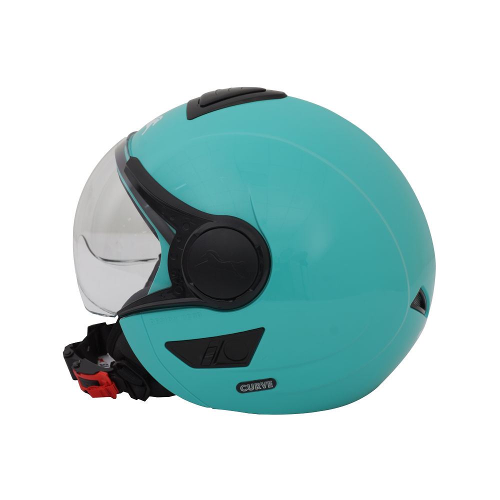 TVS Curve Half Face Helmet Blue GL