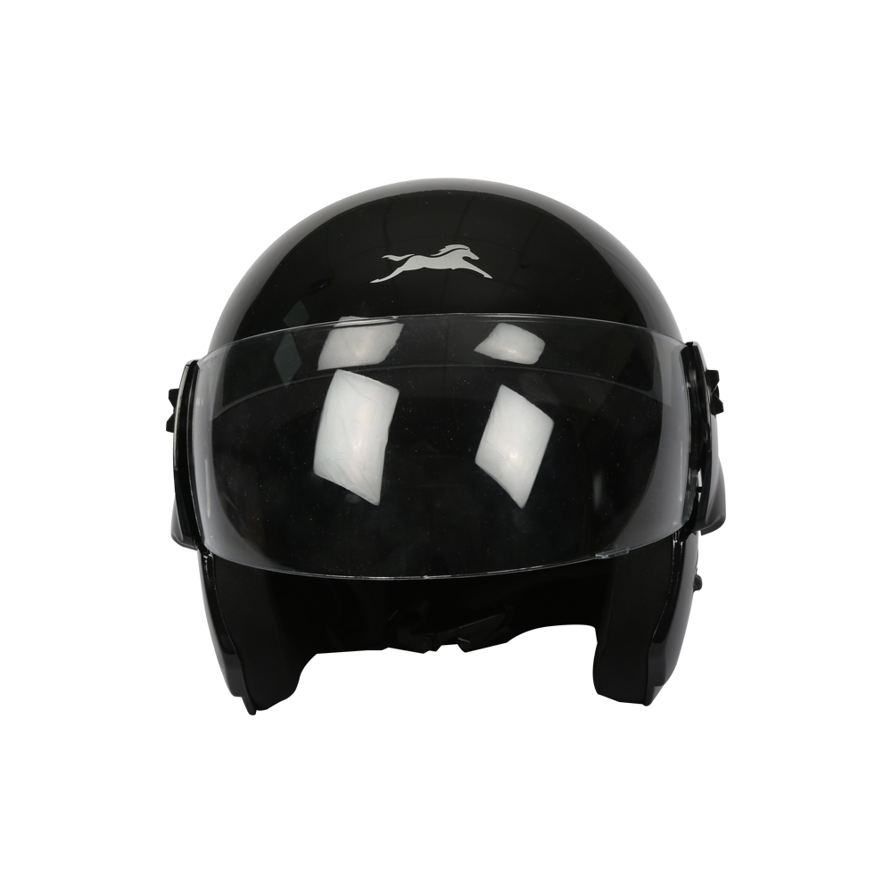 TVS Full Face Helmet Black FL - High-Safety, Riding Protection