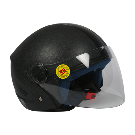 TVS Helmet Full Face Black TE