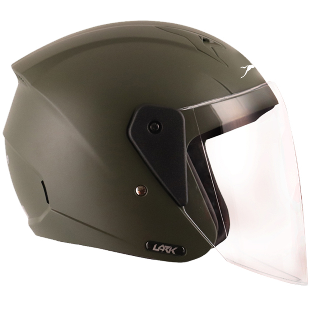 TVS Helmet Half Face Green