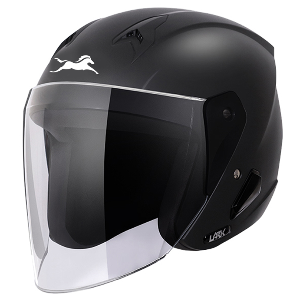 TVS Helmet Half Face Black