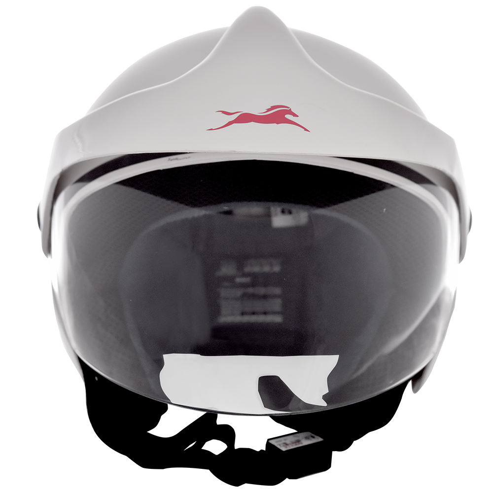 TVS Helmet Half Face Pearl White ML