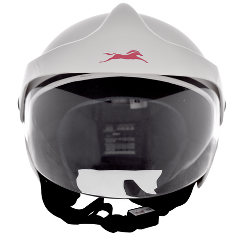 TVS Helmet Half Face Pearl White ML