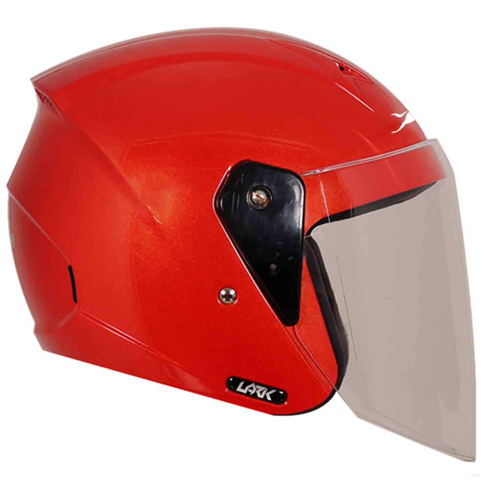  TVS Helmet Half Face Red