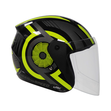 TVS Half face Helmet, Color: Yellow G3 - Premium Helmets for Ultimate Protection