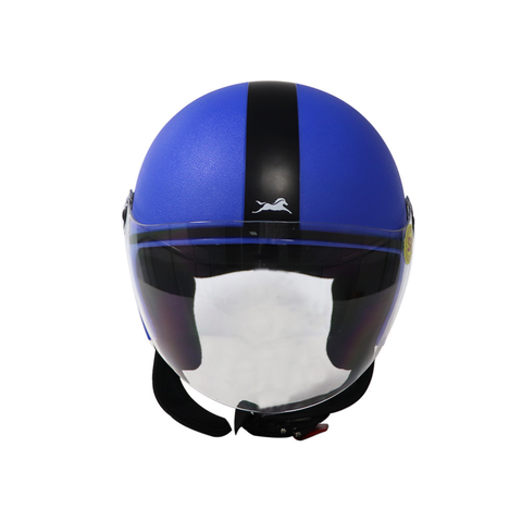 TVS Helmet Half Face Black Eco Blue