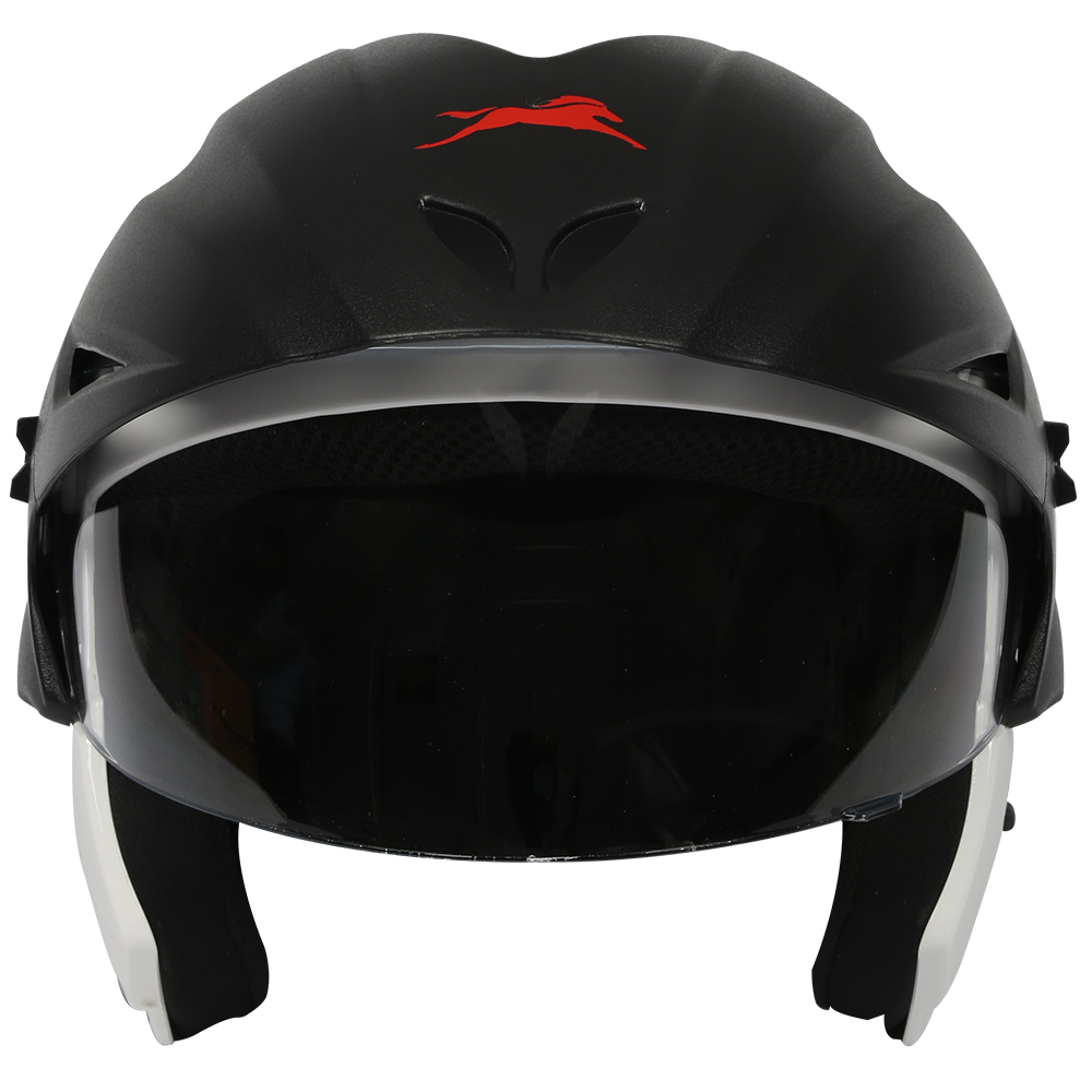 TVS Half Face White Helmet - ISI Certified