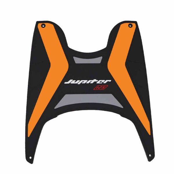 TVS Jupiter 125 Floor Mat (Color: Orange) - Non-Slip and Custom Fit Protection for Your Ride - TVS Motor Company