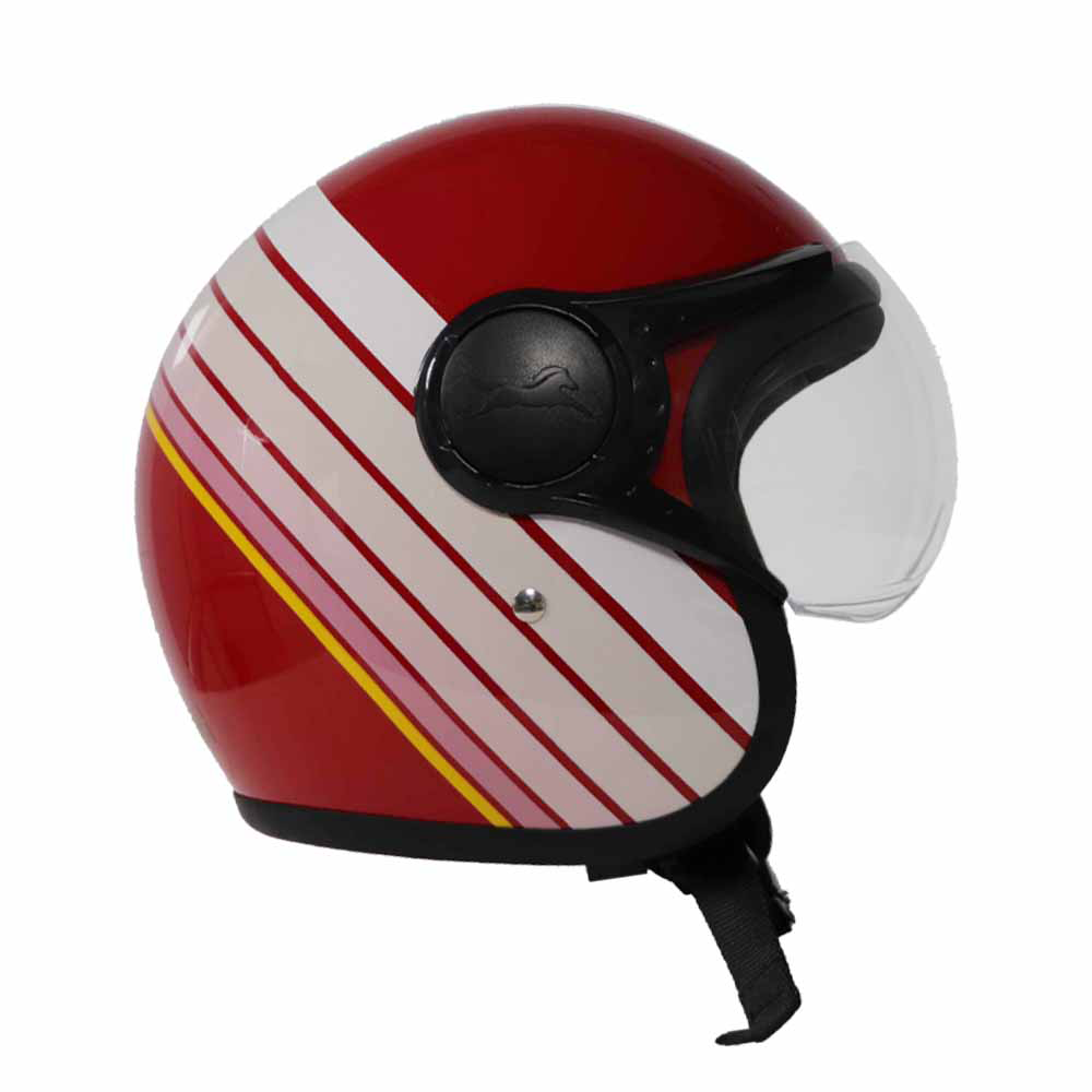 RONIN HALF FACE RED Online at Best Prices | TVS Motor Company