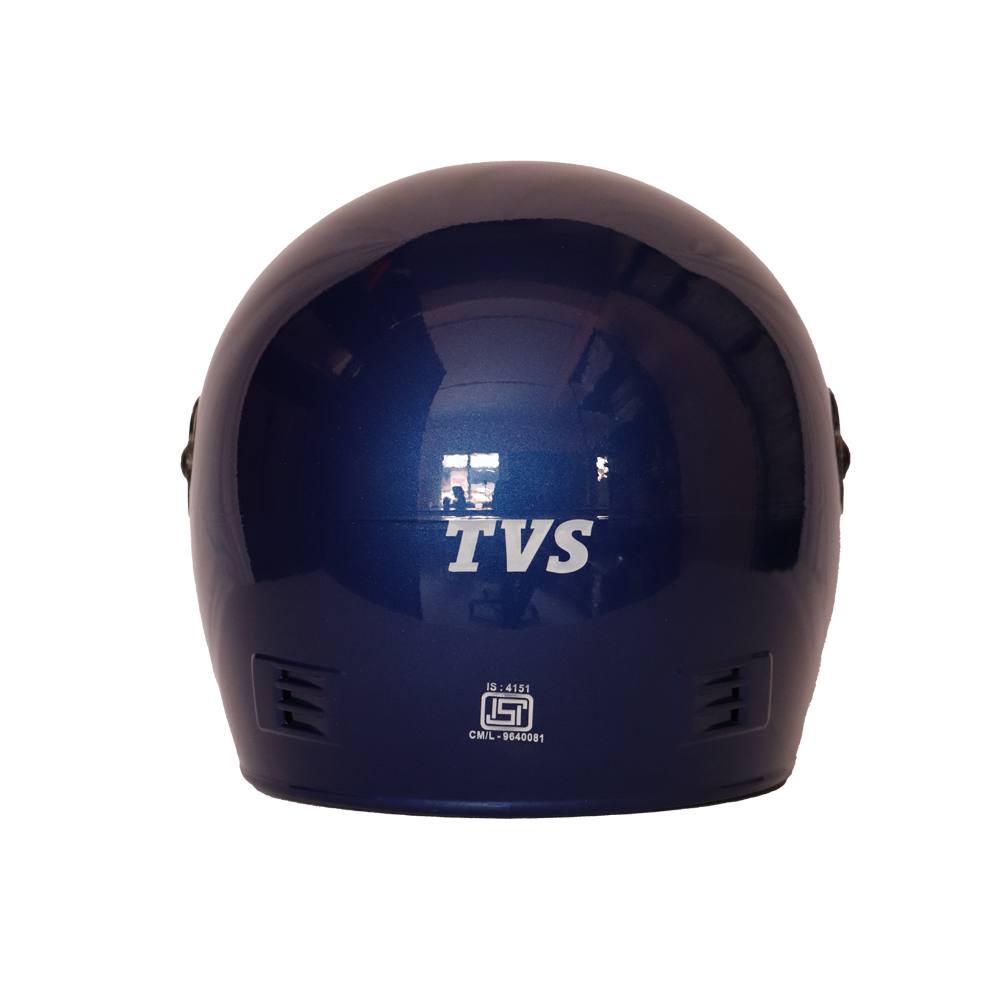 TVS Helmet Full Face Aim Eco Blue