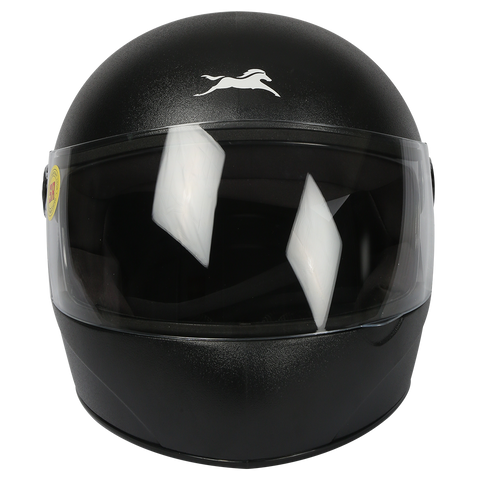 TVS Helmet Full Face Motorbike Helmet (Black)