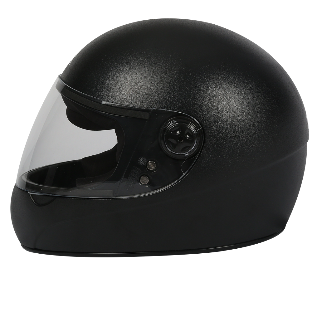  TVS Helmet Full Face Motorbike Helmet (Black)