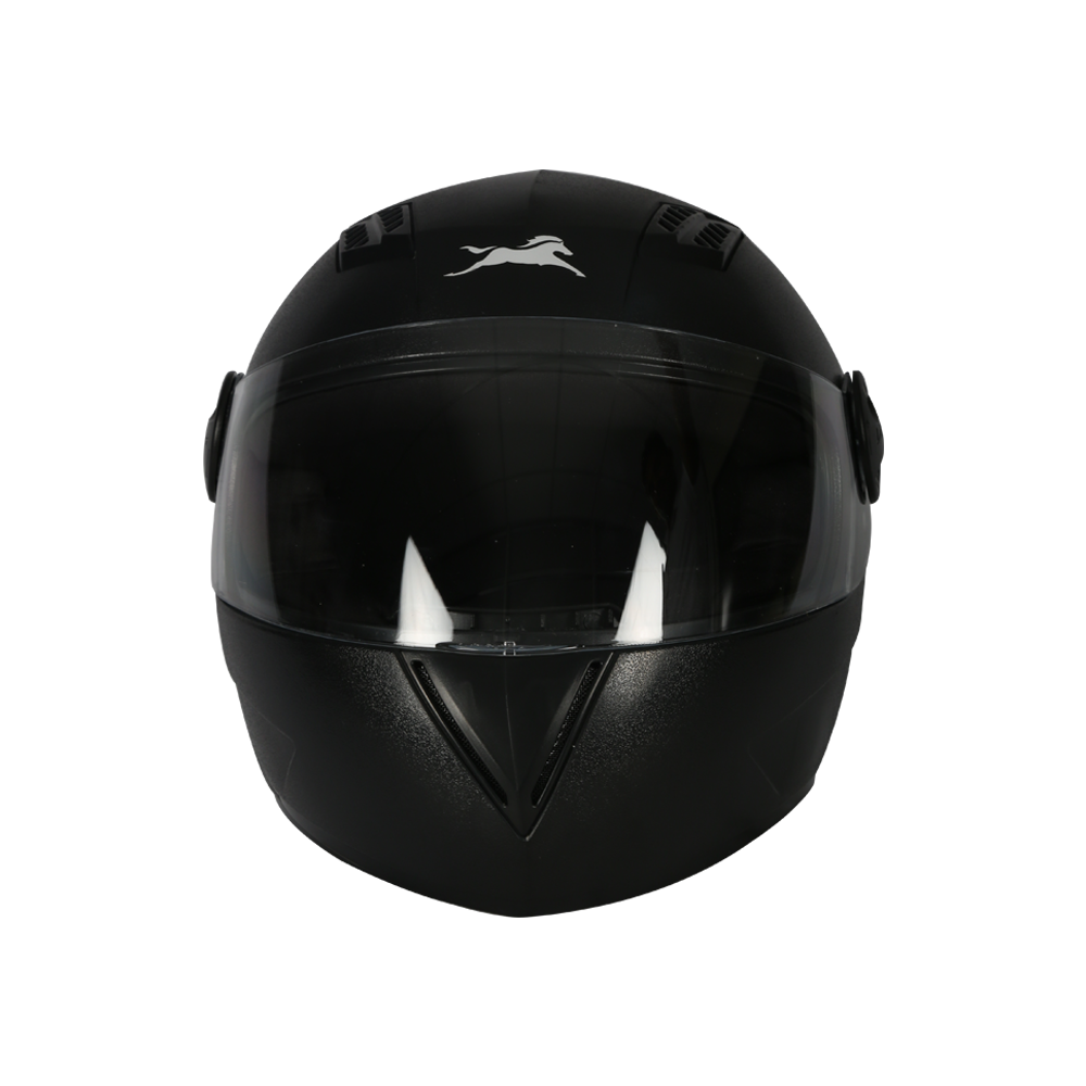 TVS Helmet Full Face Motorbike Helmet (Color: Black-JE) | ISI & DOT Certified | Unmatched Safety & Quality