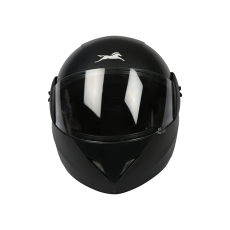 TVS Helmet Full Face Motorbike Helmet (Color: Black-JL) | ISI & DOT Certified