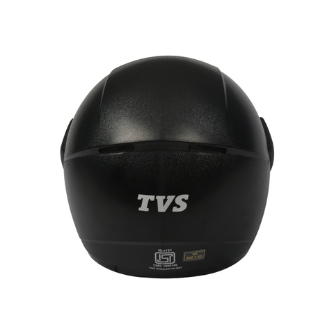 TVS Helmet Full Face Motorbike Helmet (Black-JL)