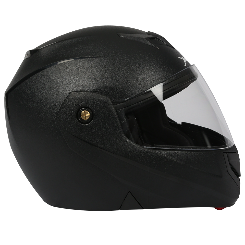 TVS Helmet Full Face Motorbike Helmet (Black-JM)