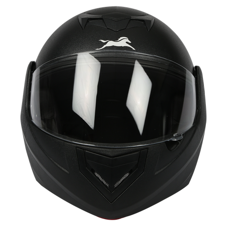 TVS Helmet Full Face Motorbike Helmet (Black-JM)