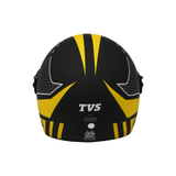 TVS Helmet Full Face Ninja Motorbike Helmet (Yellow and Black)