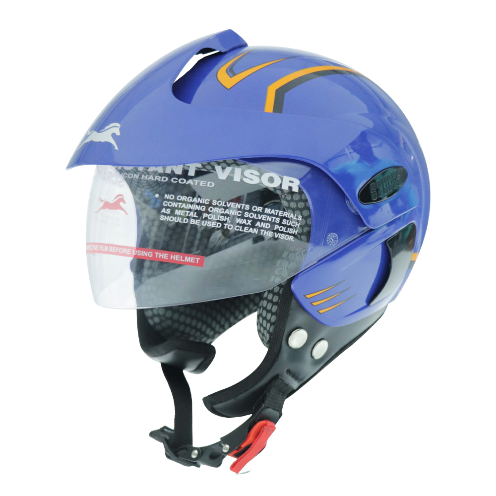 TVS Half Face KID Helmet, Color: Blue - ISI Certified