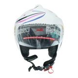 TVS Half Face Kids Helmet, Pink Sky - ISI Certified