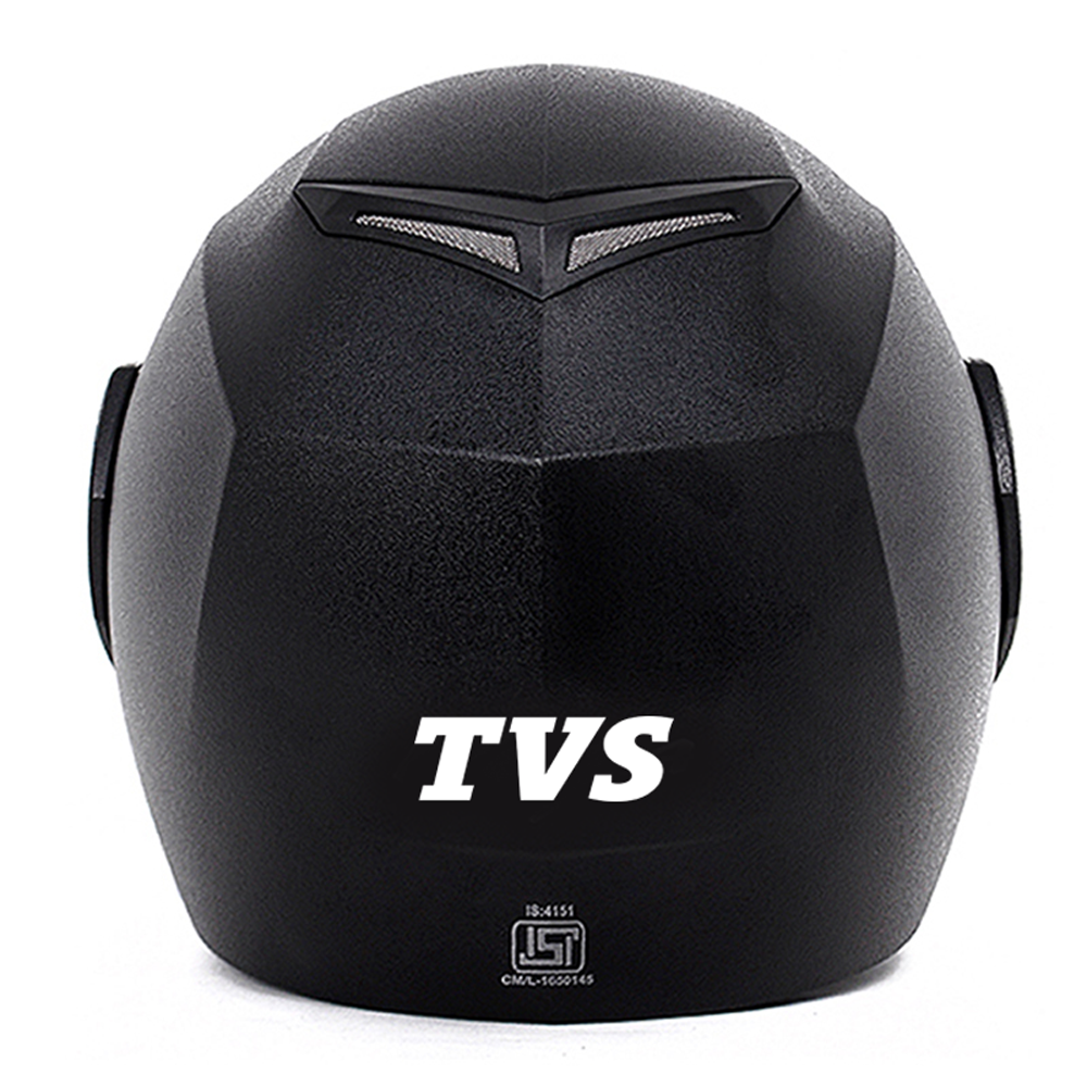 TVS Helmet Half Face Black