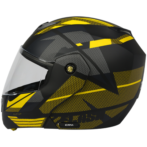 Yellow best sale motorbike helmet