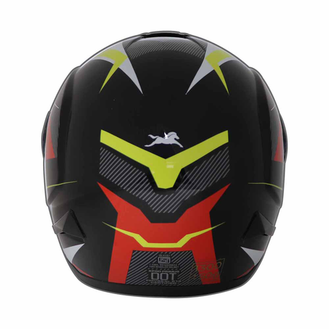 TVS XPOD Primus Helmet for Men- ISI Certified, EPS Impact Absorption, Quick Release Strap – Premium Bike Helmet for Safety & Comfort (Red)