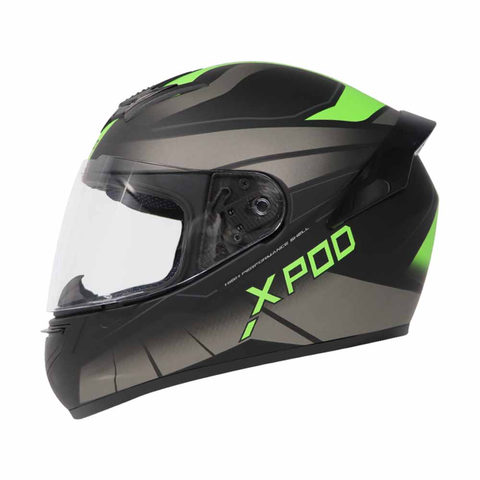 TVS XPOD Aerodynamic Helmet for Men ISI Certified Ultrawide