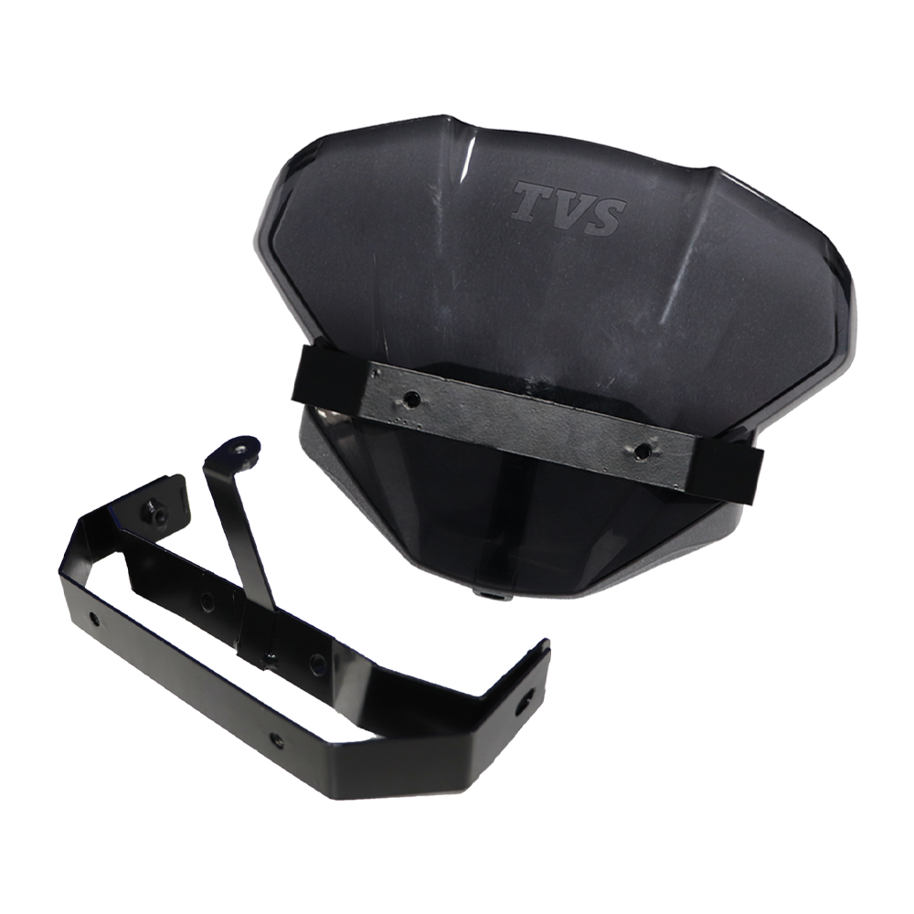 TVS Kit Visor for Apache 4V BSVI - Enhanced Aerodynamics, Superior Protection, and Sleek Design