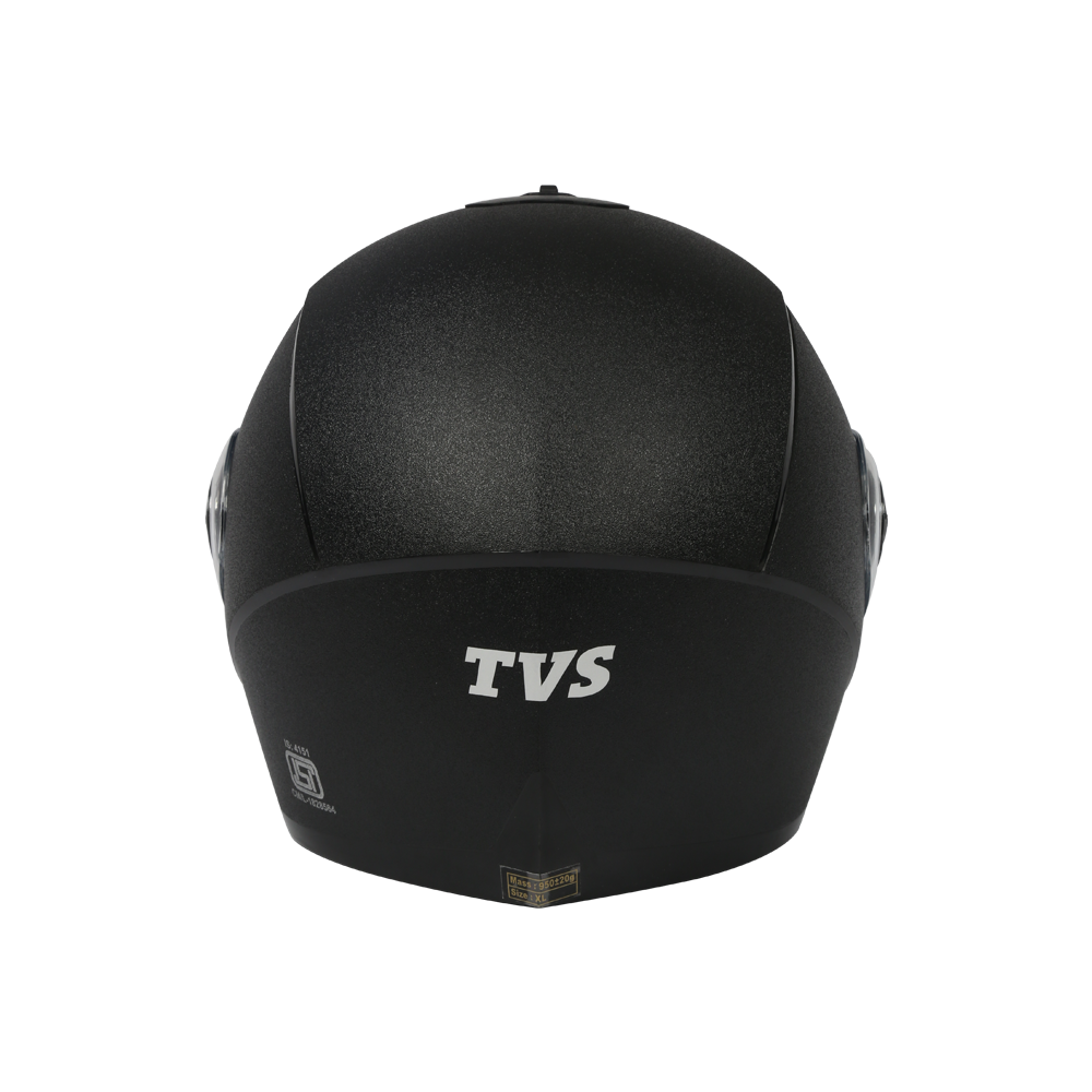 TVS Motorbike Helmet (Black) | Premium Safety & Unmatched Quality