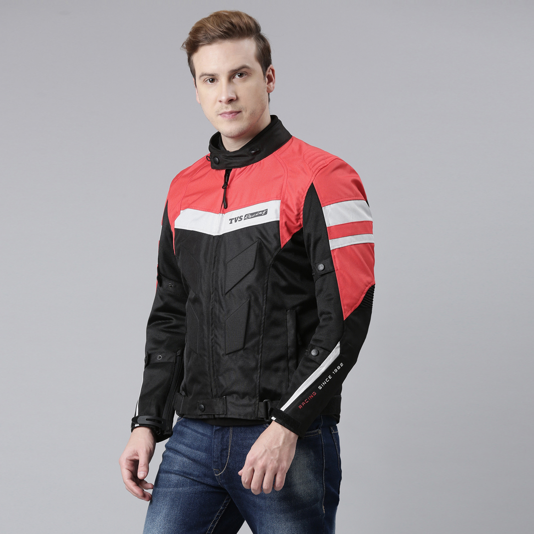 TVS Racing Aegis 3-Layer Riding Jacket for Men- All Weather ...