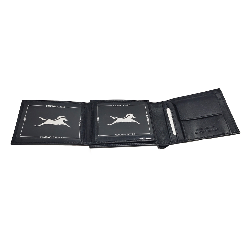 TVS Racing Leather Premium Wallet - Black