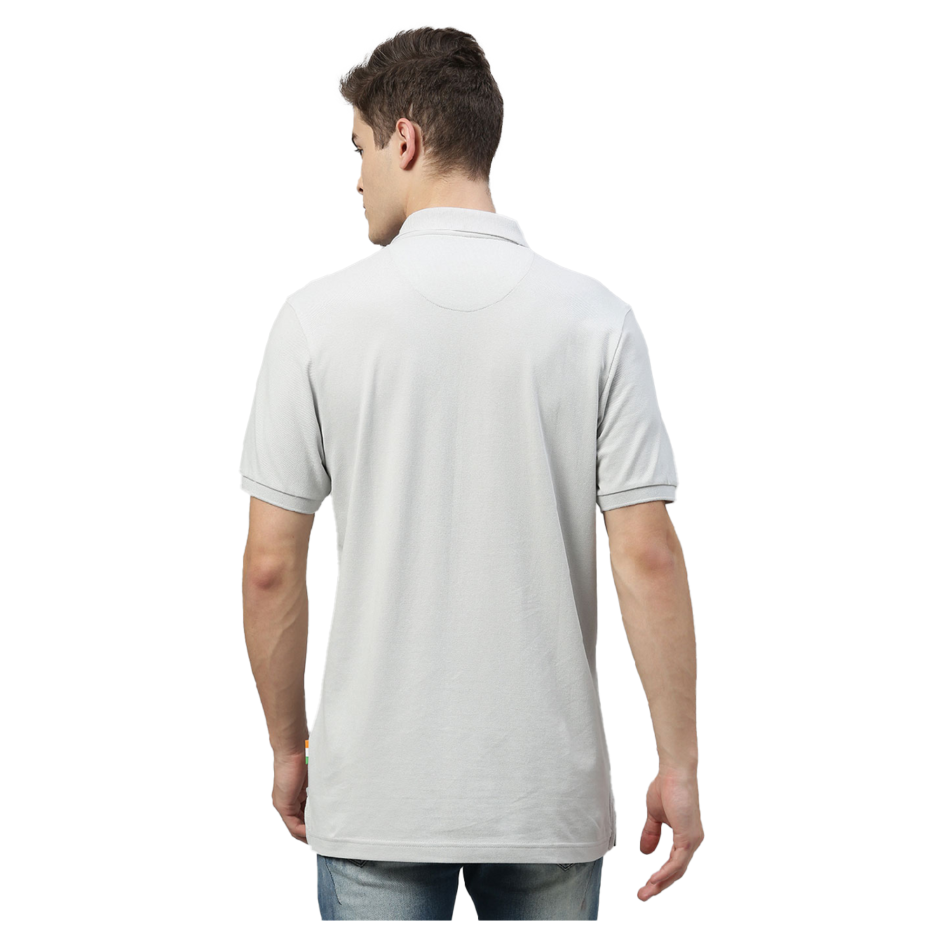  TVS Racing Polo T Shirt Cotton (Grey)