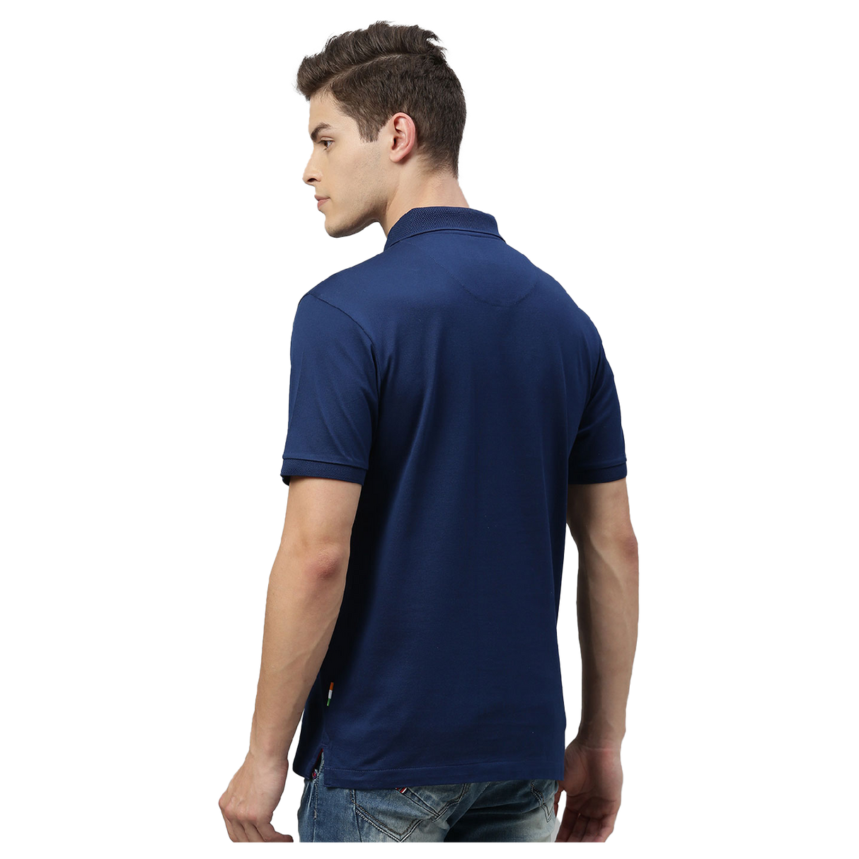 TVS Racing Polo T Shirt Cotton (Ink Blue)