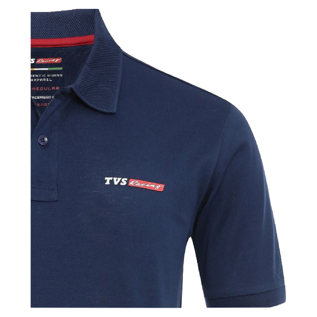 TVS Racing Polo T Shirt Cotton (Ink Blue)