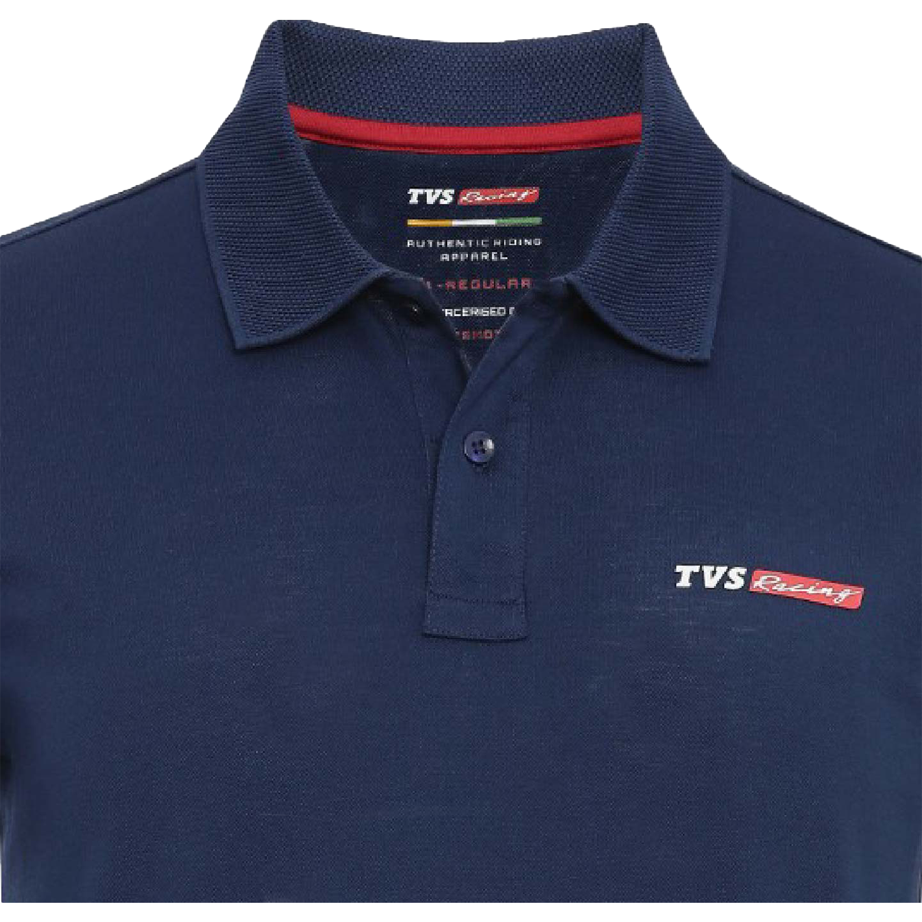 TVS Racing Polo T Shirt Cotton (Ink Blue)