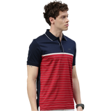 TVS Racing Polo T Shirt Cotton Red Blue (Red Blue)